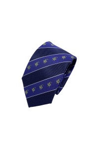 網上下單訂做藍色領帶  斜間紋領帶  上班領帶  100%polyester  訂製LOGO領帶  TI185